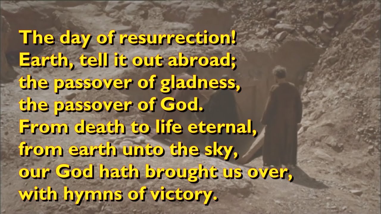 The Day of Resurrection (Tune: Ellacombe - 3vv) [with lyrics for congregations]