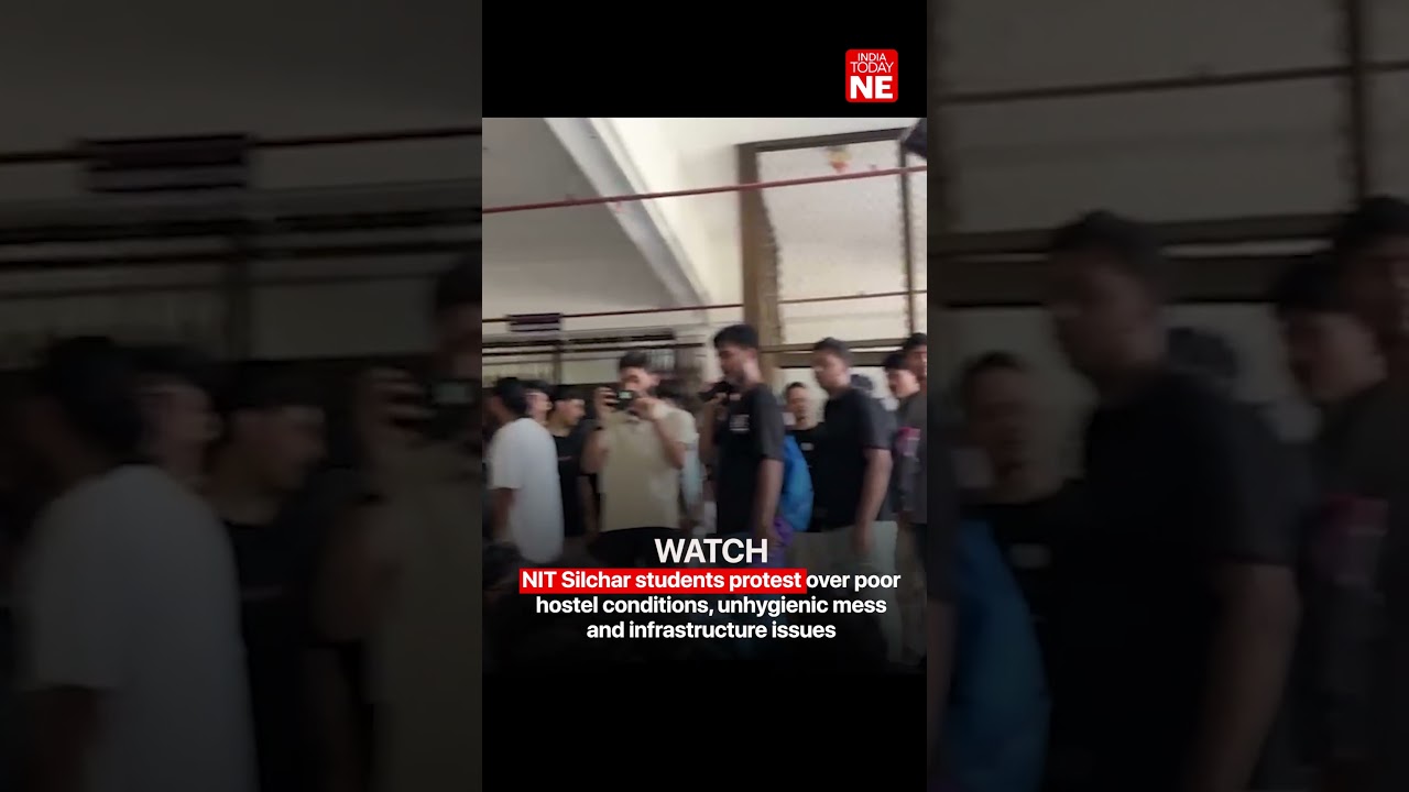 NIT Silchar students protest over poor hostel conditions, unhygienic mess and infrastructure issues
