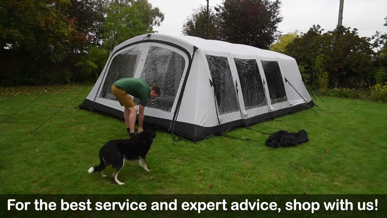Telta County 8 Air Tent Pitching & Packing Video