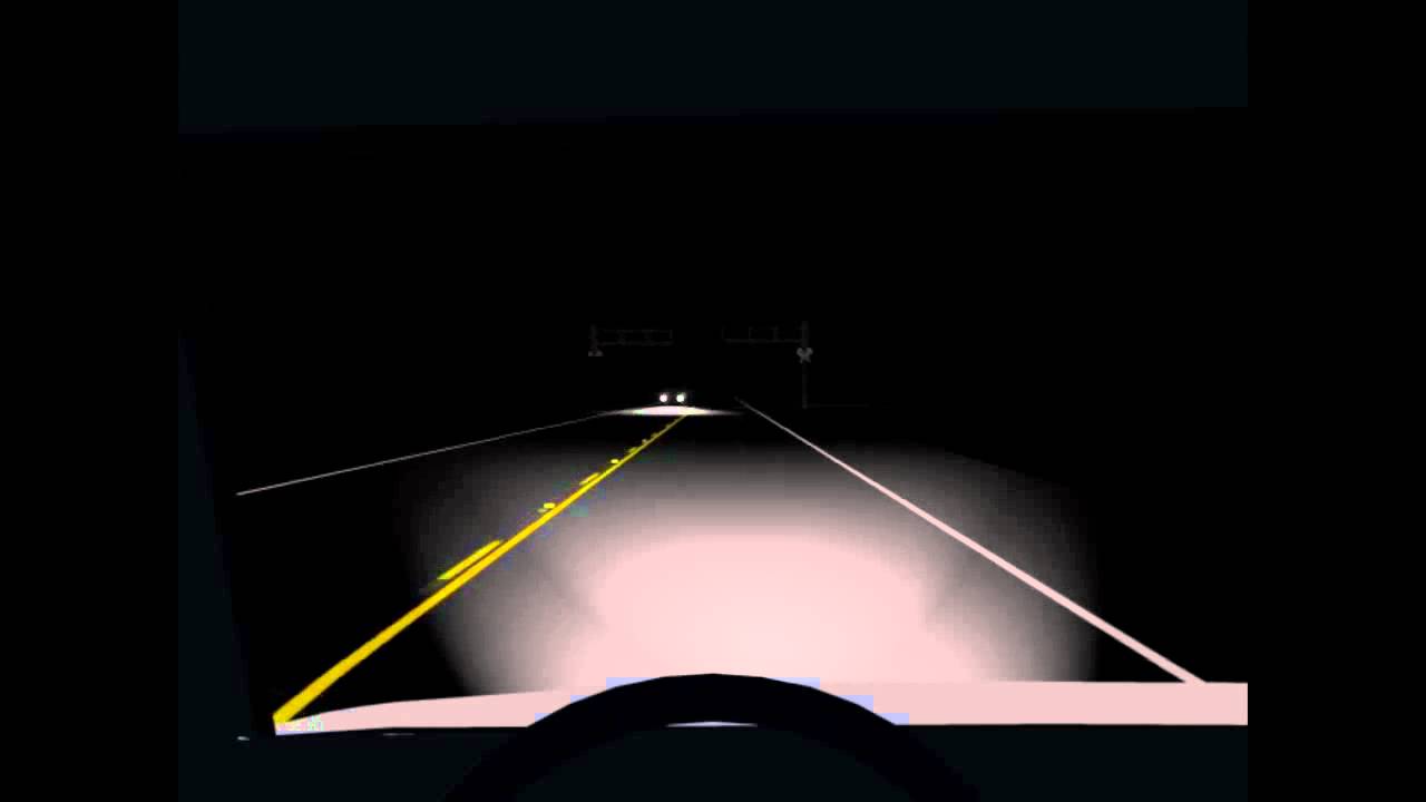 Nighttime Train Crossing Accident Reconstruction Animation