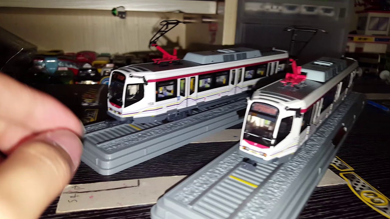 港鐵1/87 LRT(4)761P輕鐵列車模型介紹