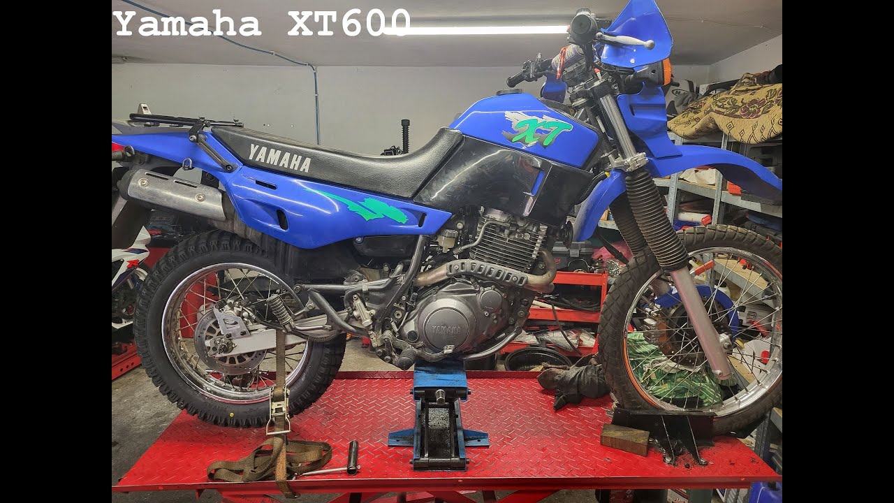 Yamaha XT600, szlif, wymiana zaworów, hamulce, opona, eksploatacja.