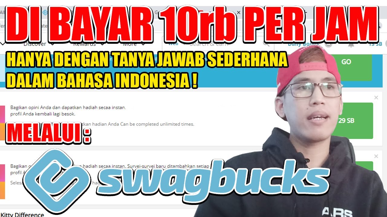 HOW TO MAKE MONEY ON THE INTERNET WITH Q&A IN INDONESIAN THROUGH SWAGBUCK