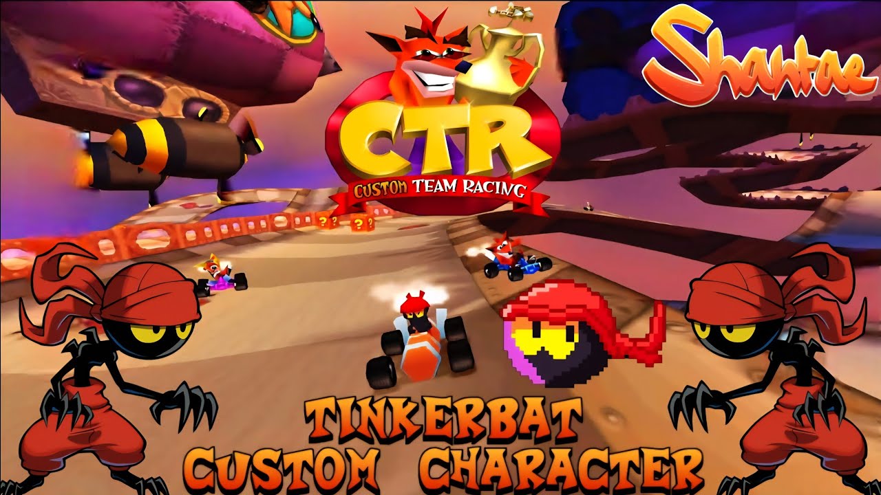 CTR Crash Team Racing: Tinkerbat Custom Character Mod