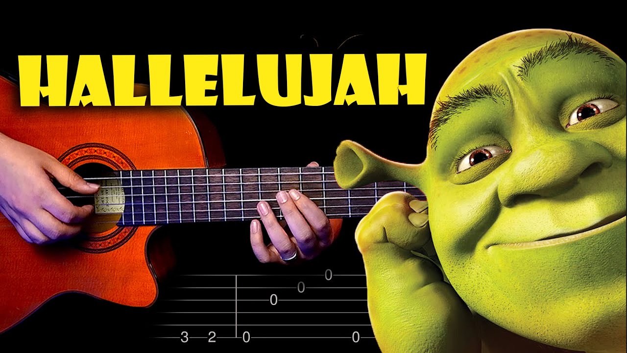 Hallelujah Guitar Tab | Shrek Theme Song On Guitar | Easy