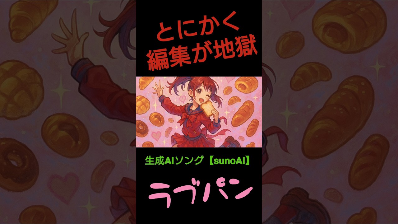 ラブパン【sunoAI】#suno #ai生成 #オリジナル曲 #パン