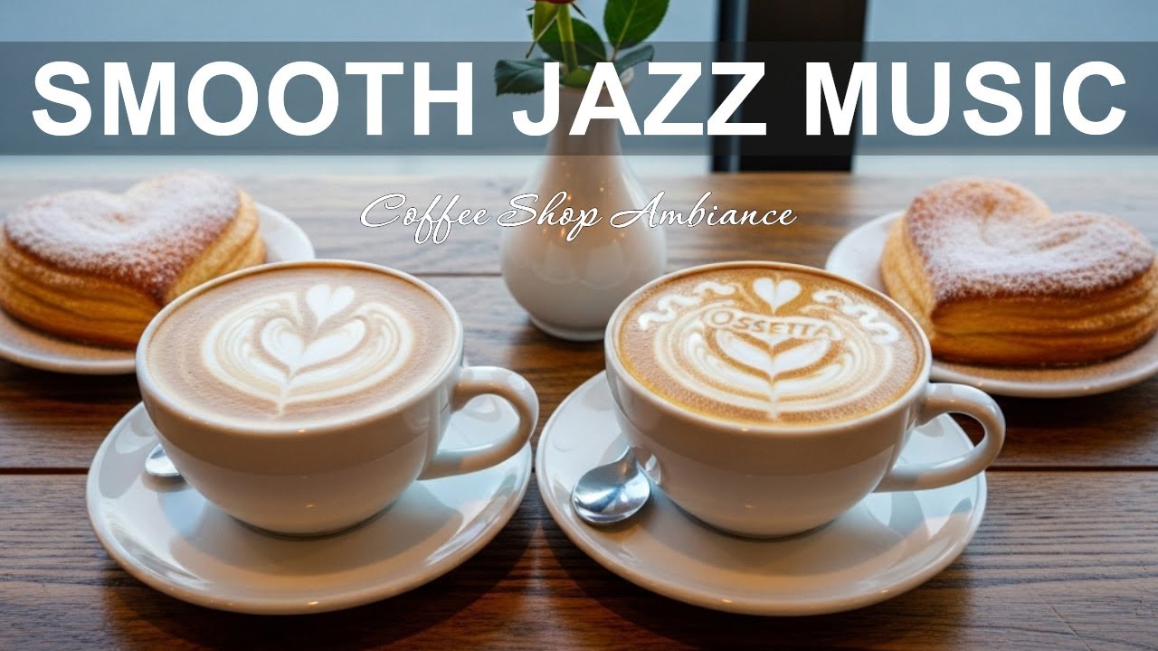 Smooth Jazz Music ☕ Relaxing Coffee Jazz & Bossa Nova Piano for Stress Relief, Study & Work