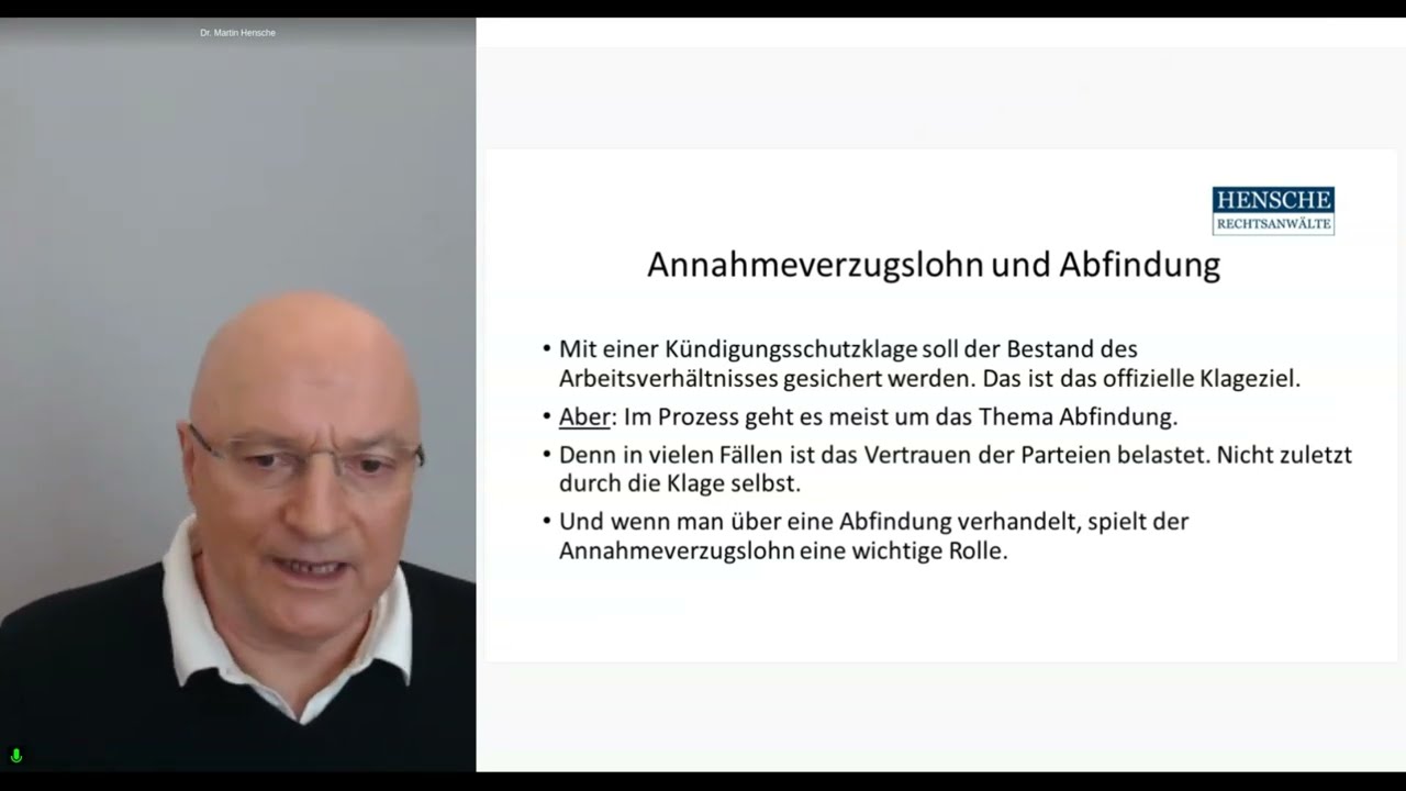 Kündigungsschutzklage: Lohn und Gehalt (§ 615 BGB / § 11 KSchG)