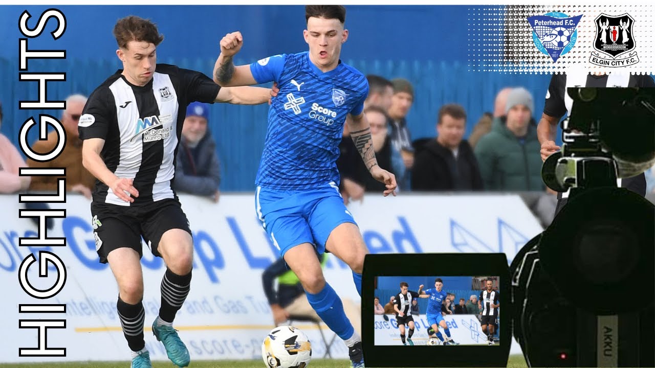 Highlights | William Hill League 2 - Peterhead v Elgin City 05.10.2024