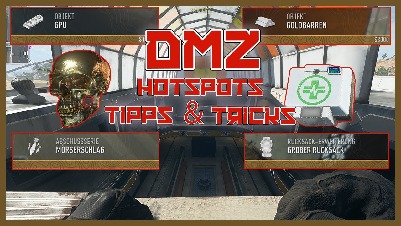 Tipps Tricks Hotspots und Glitches im DMZ Modus SOLO/TEAM Runden!