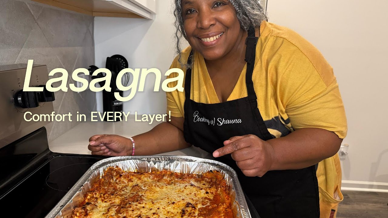 Cheesy, Saucy Homemade Lasagna