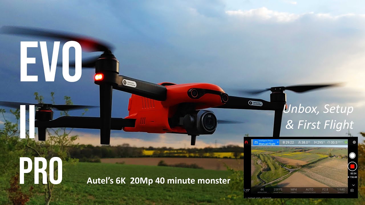 Autel Evo II Pro - First Look, Setup, First Flight.  A Major Bit of Kit.