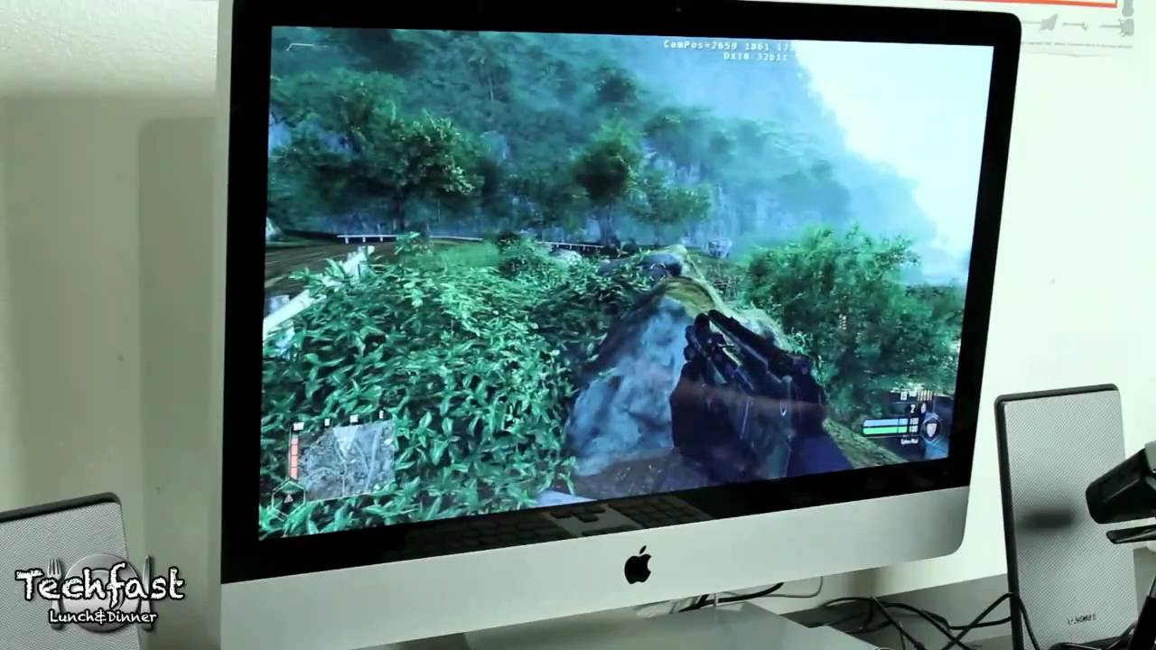 Crysis on a Quad Core iMac (Core i7 27