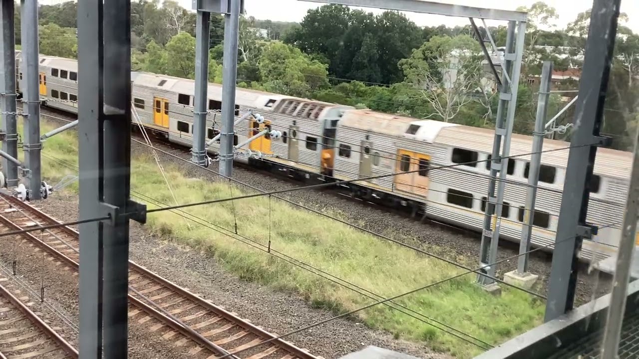 Sydney Trains K Set K93 And K97 Arriving At Liverpool 