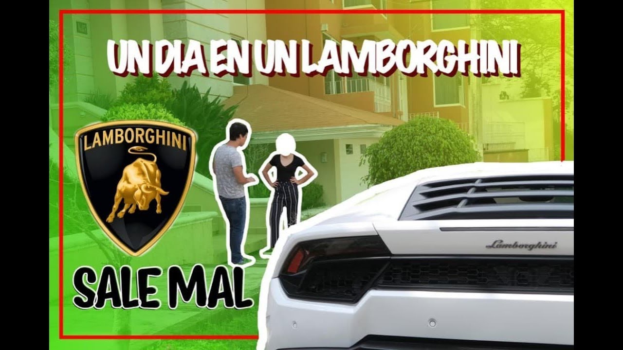 Fui a ver a mi Ex novia en un Lamborghini *salio muy mal*l ATRX
