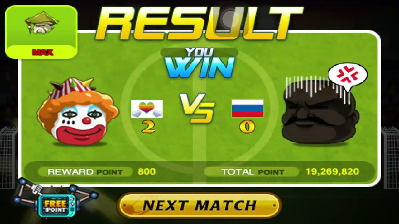 HEAD SOCCER | Winning Head Cup Using Valentine | ARSDORINT TEAM