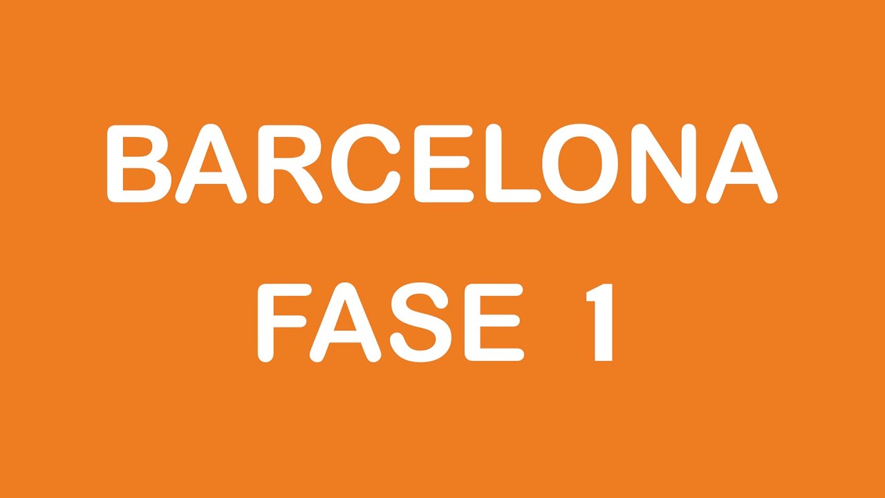COVID -19. Барселона. Поэтапное снятие карантина. Фаза 1. / Barcelona. Desescalada. Fase 1
