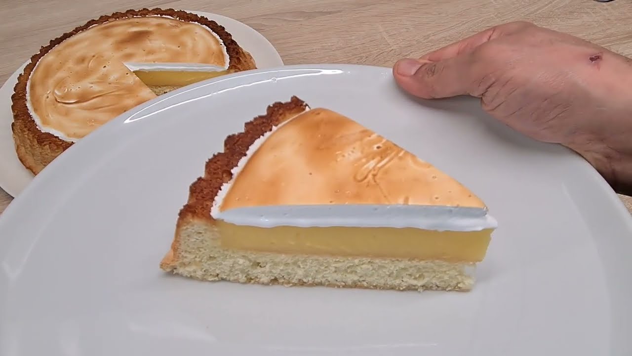 Tarte renversée au citron meringuée ✔