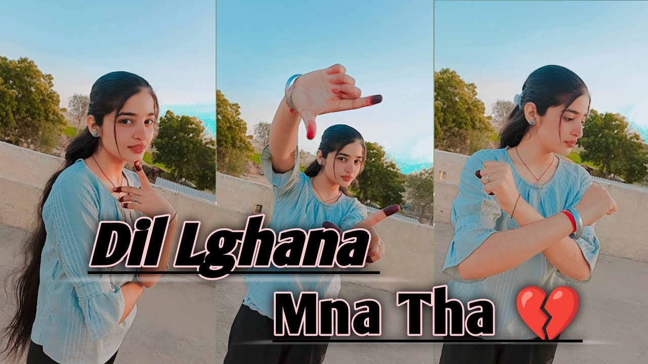 Dil Lghana Mna Tha | Dance Steps | Viral video | Trending song Dance Varsha Choudhary 