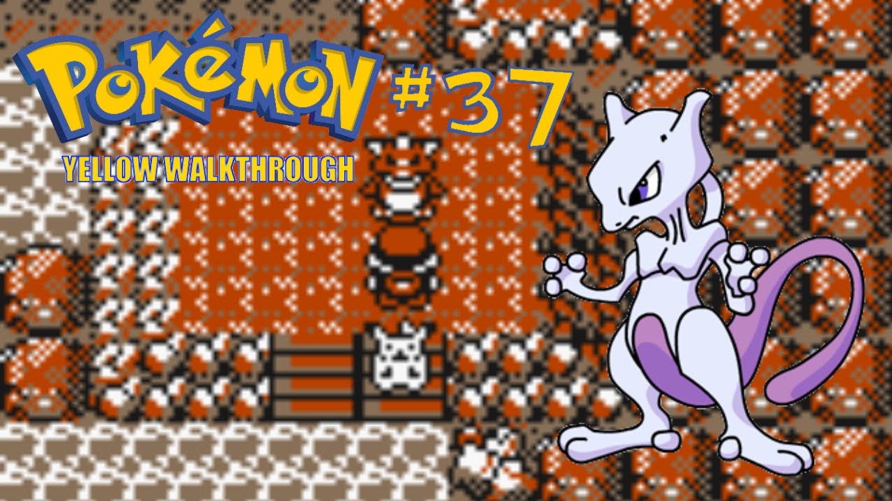 Pokemon Yellow Walkthrough Part 37 - Cerulean Cave / Catching Mewtwo (Post-Game)