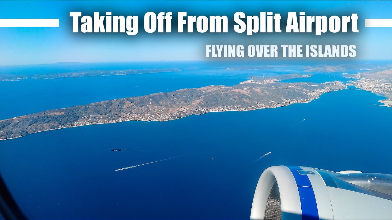 Taking Off From Split Airport, Croatia