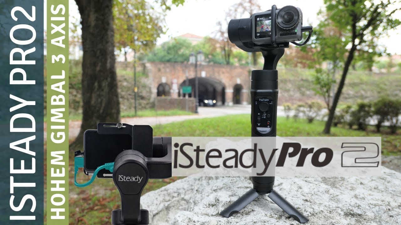 HOHEM iSTEADY PRO 2 gimbal 3 assi davvero speciale con DJI OSMO ACTION
