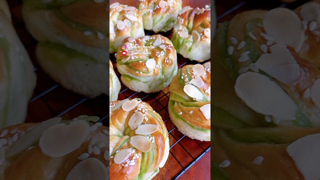 Cara membentuk #roti manis #rotikacanghijau #rotihomemade #food #reseproti