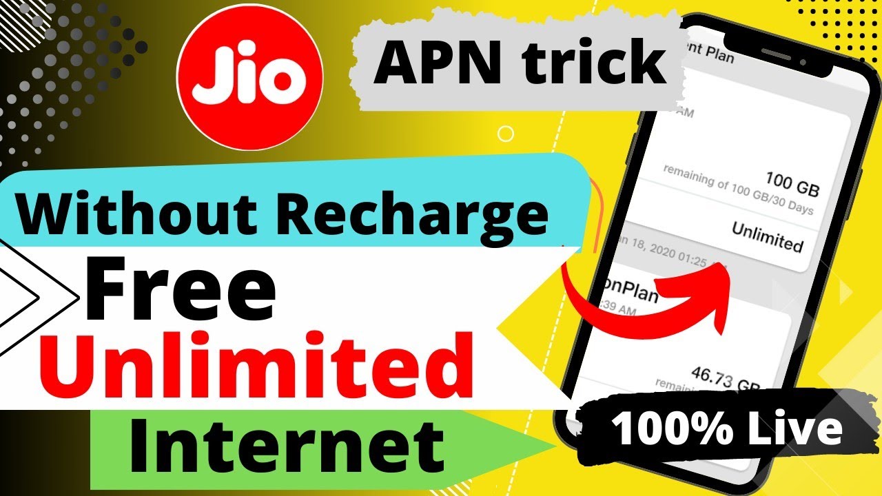 Jio Free Unlimited Data Without Recharge || Jio Free Internet Trick 2022 || New Trick