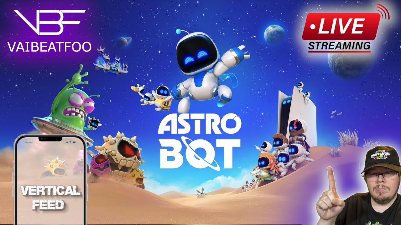 First Time Playing Astro Bot! Vertical Feed