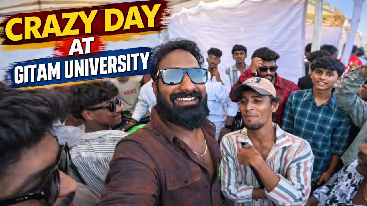 DAY_2 OF DAILY VLOGS 🎥 ||CRAZY MEET UP WITH 😱PARESHAN BOYS|| AUTO EXPO 💨 2026 GITAM HYDERABAD|| 