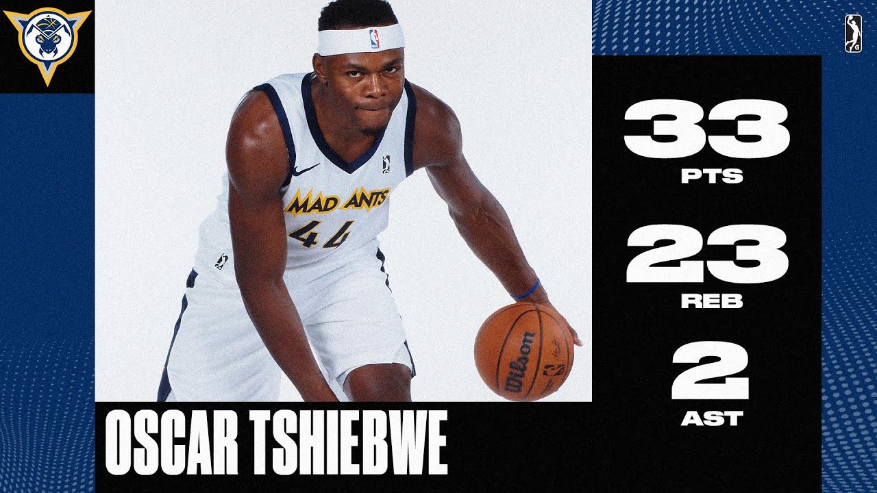 Oscar Tshiebwe Drops a HUGE 33 PTS and 23 REB Double-Double in Mad Ants Win!