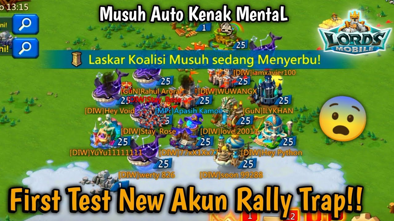 Rally Trap F2P Take Rally Full T5/T4!! Mereka Cemas Saat Kapten Rally KeciL Nyangkut - PART 1