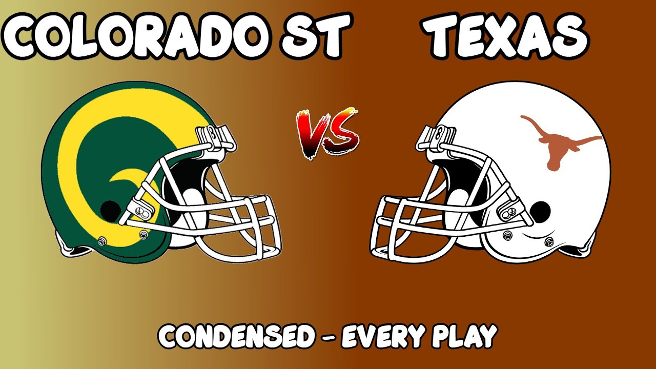 Texas vs Colorado State every play