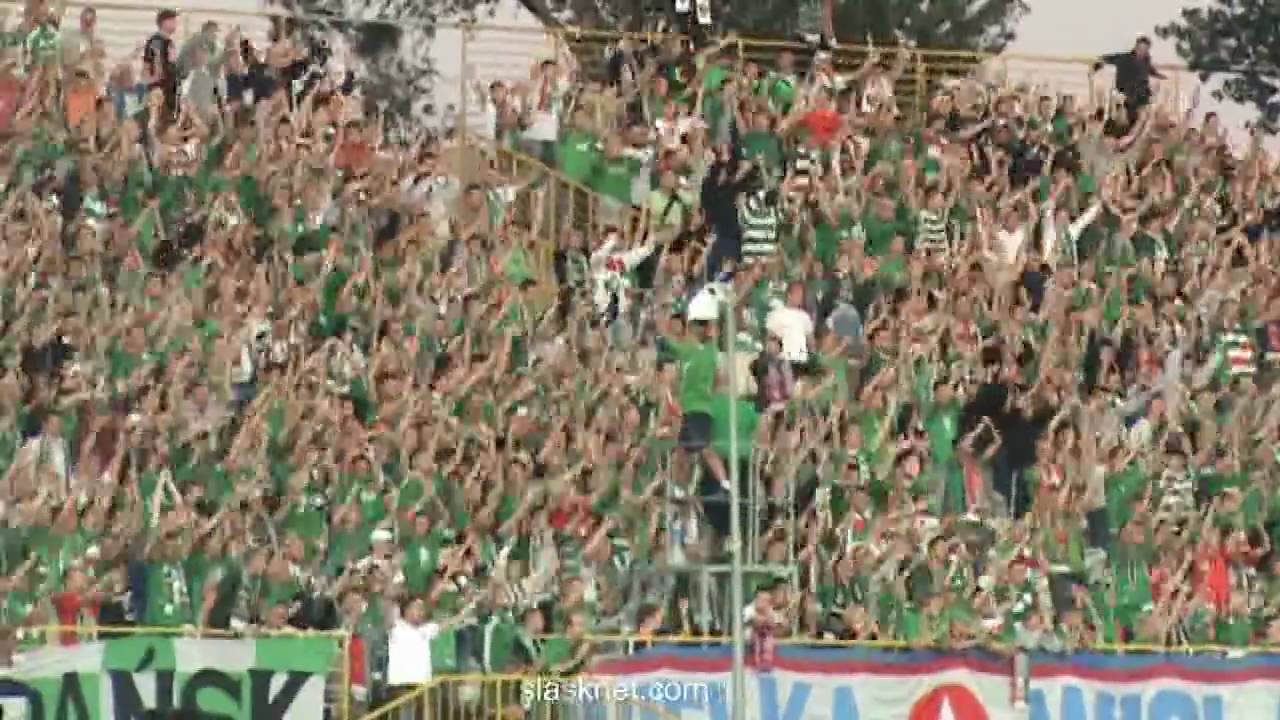 Śląsk Wrocław 2:1 Polonia Bytom 14.08.2009 (Doping kibiców i wydarzenia towarzyszące)