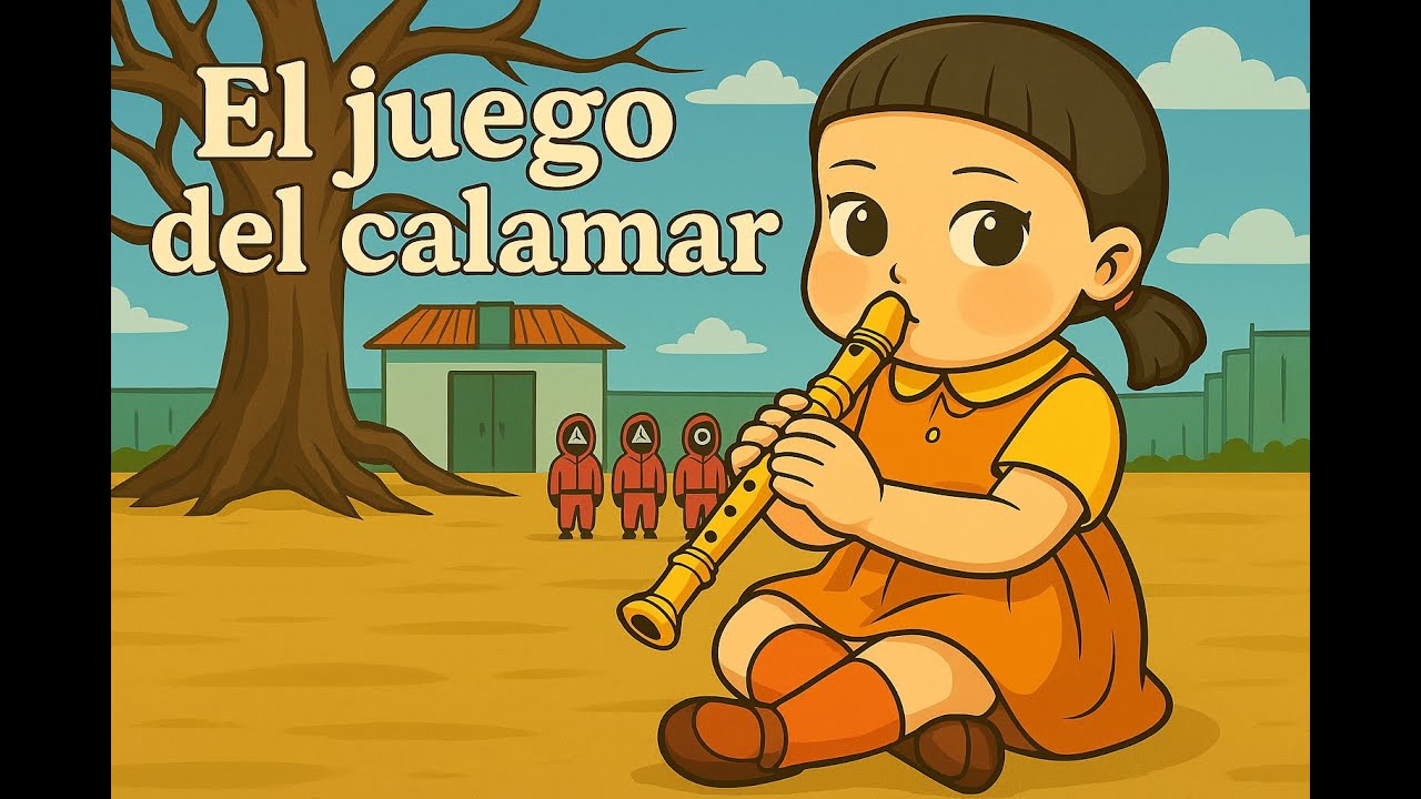 El juego del calamar - Camino de regreso |  re#’ / mib’ | Melodía y acompañamiento.