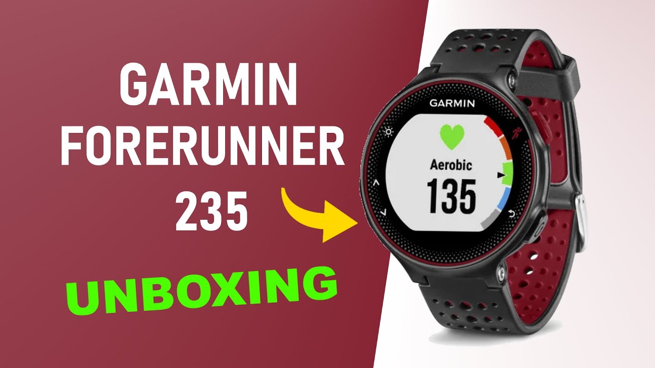 Garmin Forerunner 235 Unboxing HD (010-03717-71)