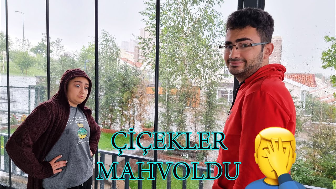 ANKARADA DOLU YAĞIŞI BAHÇEMİ MAHVETTİ / BAHÇEMİN SON DURUMU