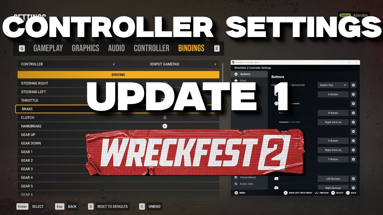How to get good at Wreckfest 2 - Controller Settings Update 1