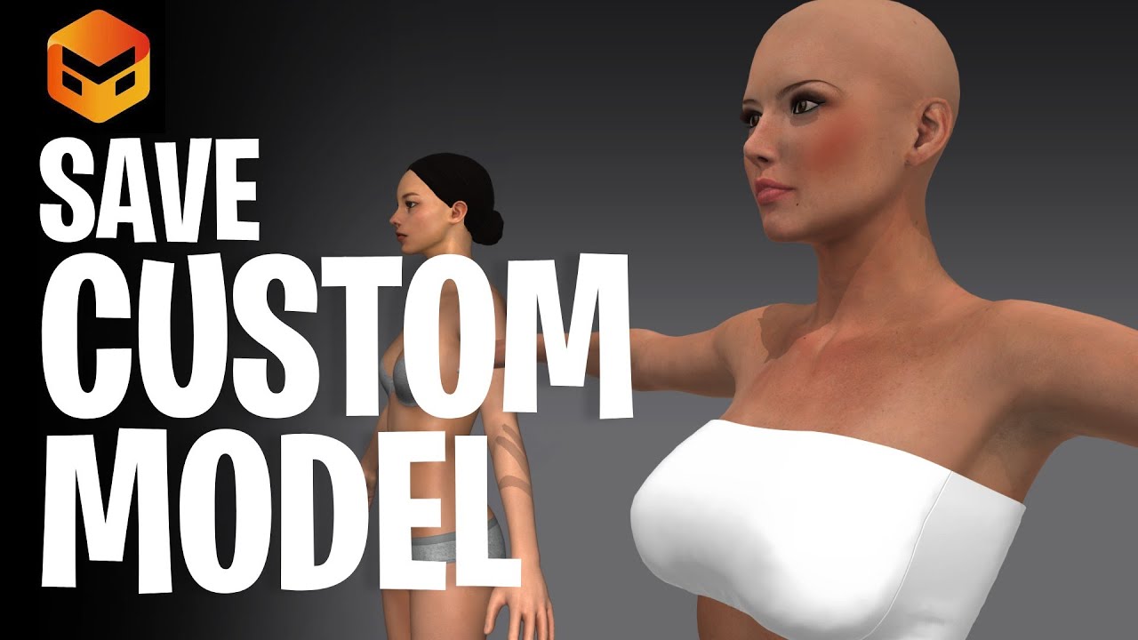 Save your Custom Models in Marvelous Designer/CLO 3d