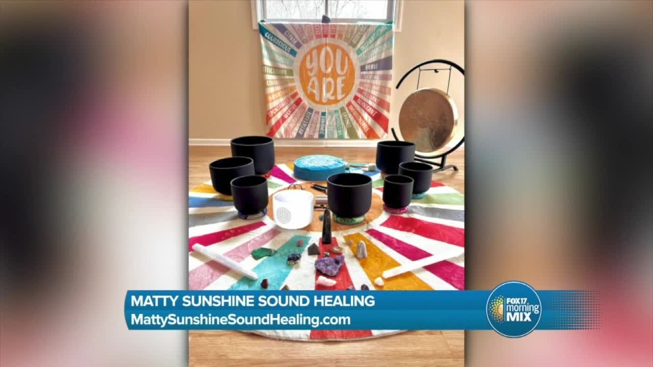 Matty Sunshine Sound Healing holding a variety of sound bath events this spring