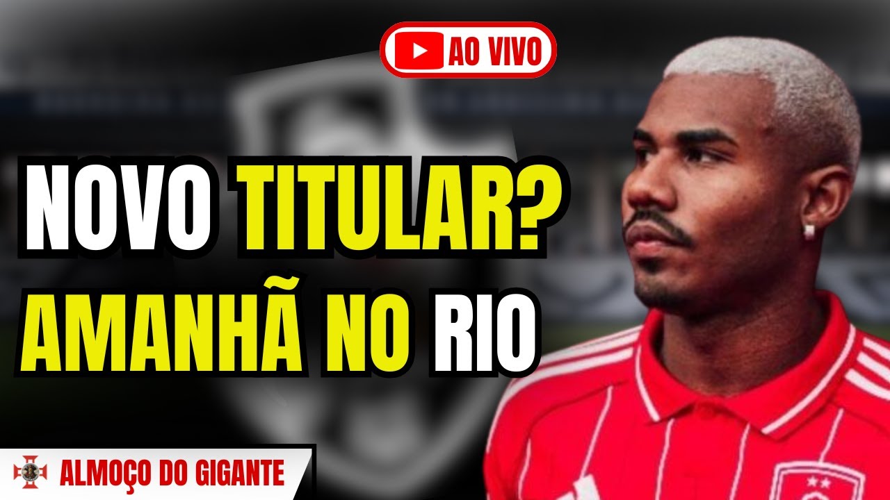 NOVO TITULAR? Cuiabano chega AMANHÃ ao Rio e Vasco fecha contratação | AO VIVO