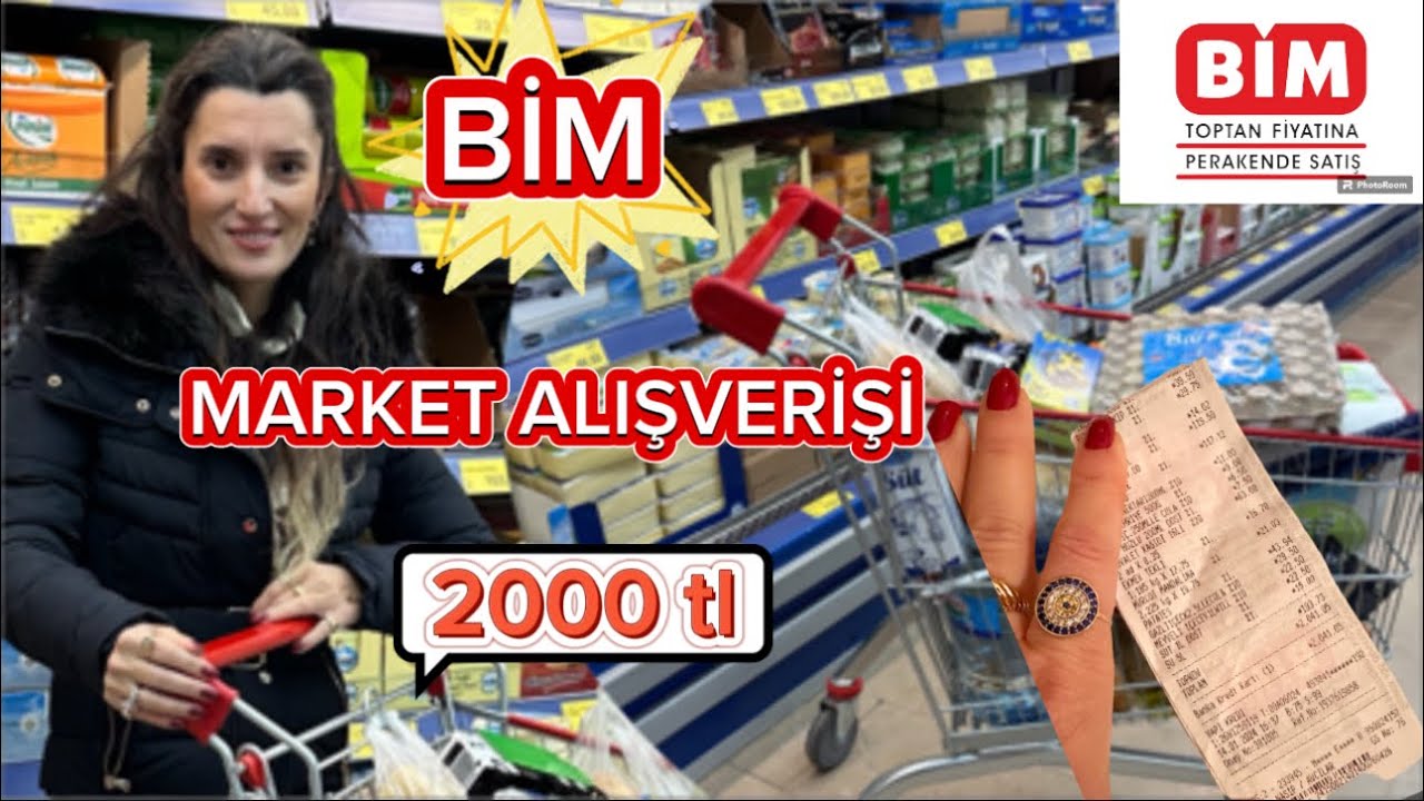 Bİr Araba Dolusu BİM MARKET ALIŞVERİŞ 🛒 2024