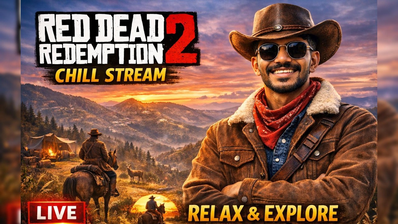 RDR2 Chill Vibes Live | Red Dead Redemption 2 Relaxing Free Roam Gameplay | RDR2 Story Mode Stream