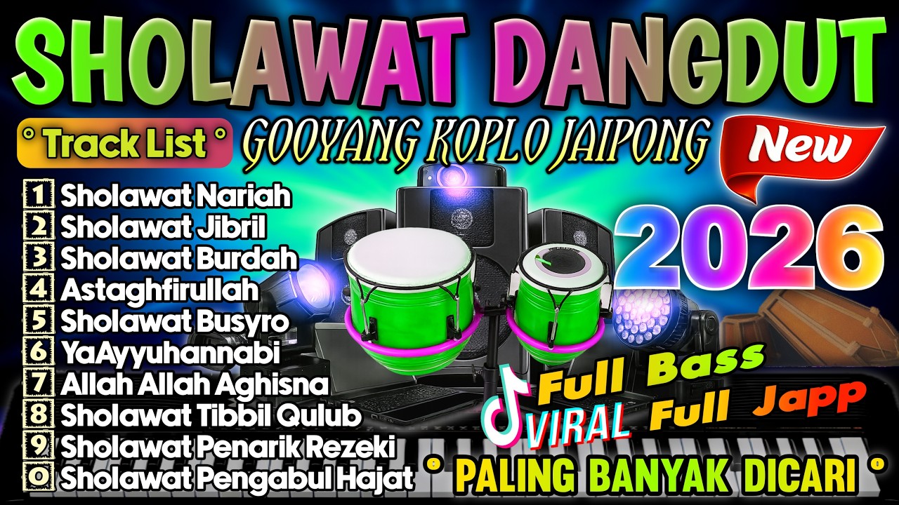 PALING DICARI!! DANGDUT SHOLAWAT MERDU 2026✨LENGKAP LIRIK SHOLAWAT | PAS DIDENGAR PAS DI HATI