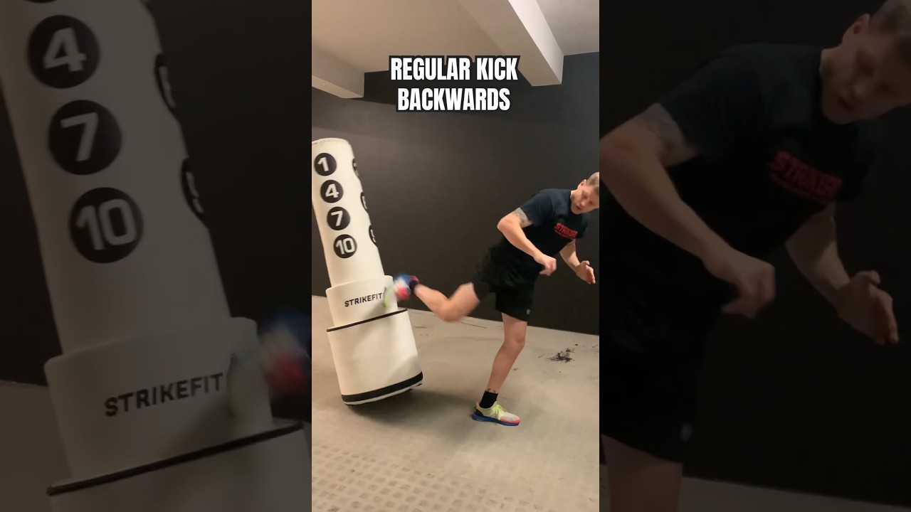 KRAV MAGA TECHNIK - REGULAR KICK BACKWARDS
