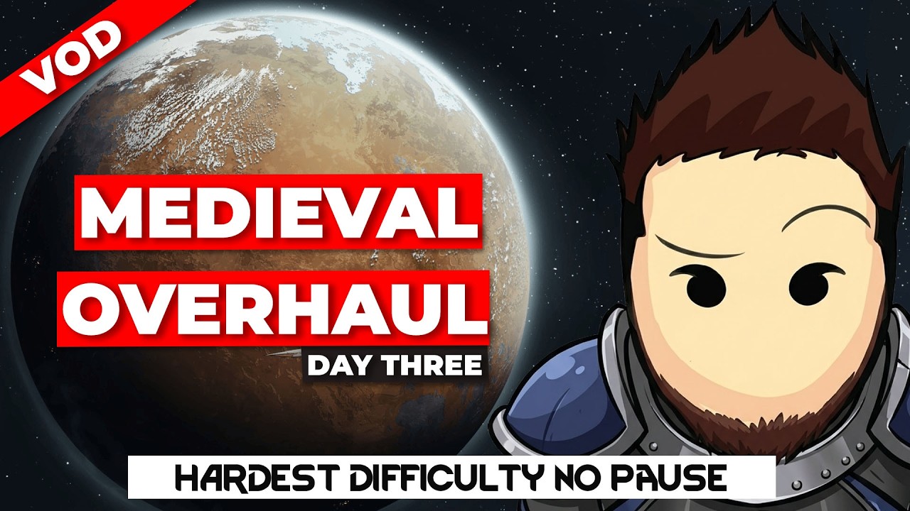 🔴RimWorld Medieval Overhaul | 500% No Pause