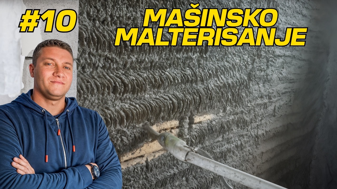 MAŠINSKO MALTERISANJE KUĆE NIJE PROŠLO BEZ *PROBLEMA* #EP10