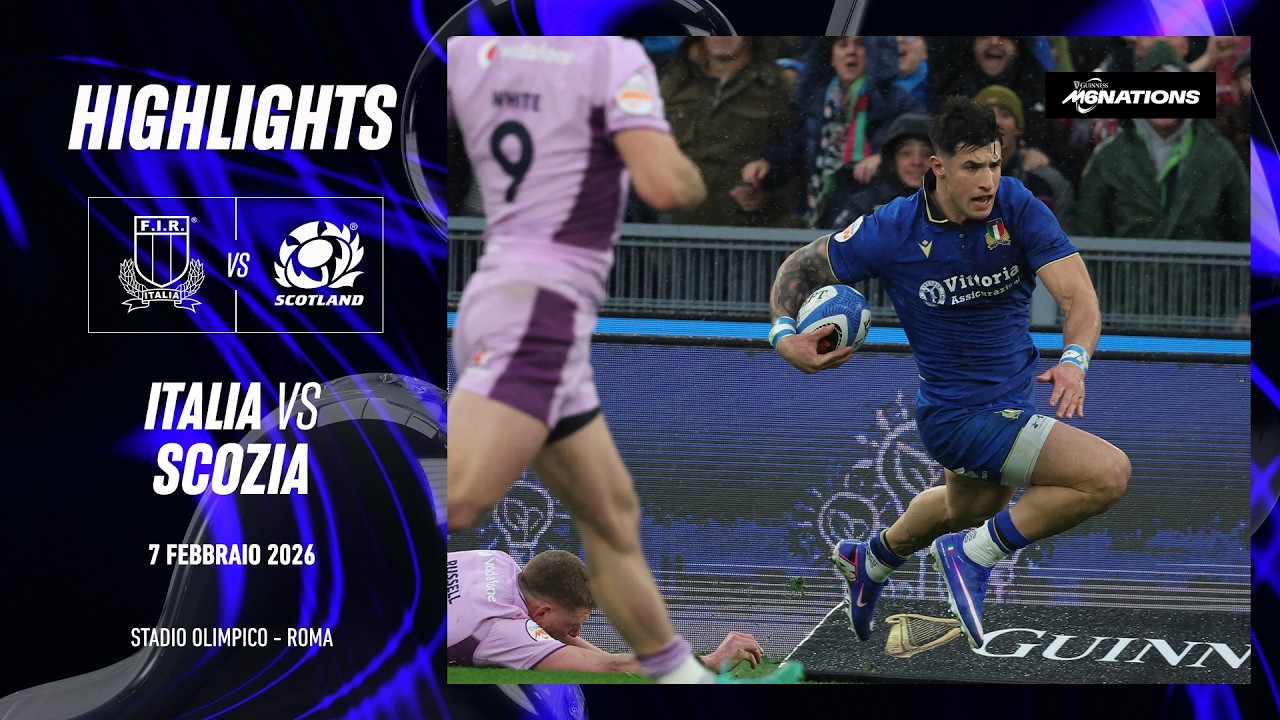 Guinness Men's Six Nations 2026, ITAvSCO 18-15: highlights