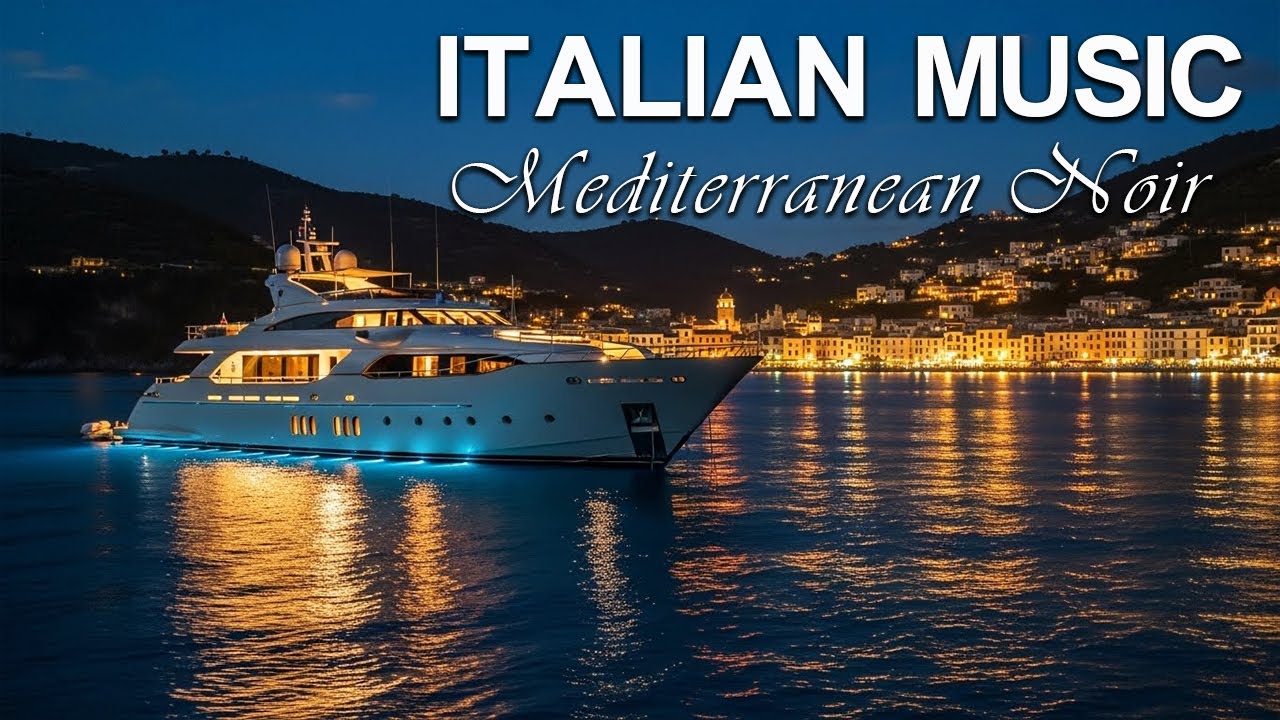 🏛️ Mediterranean Moonrise | Italian–Athens Rooftop Lounge Music under a Timeless Night Sky