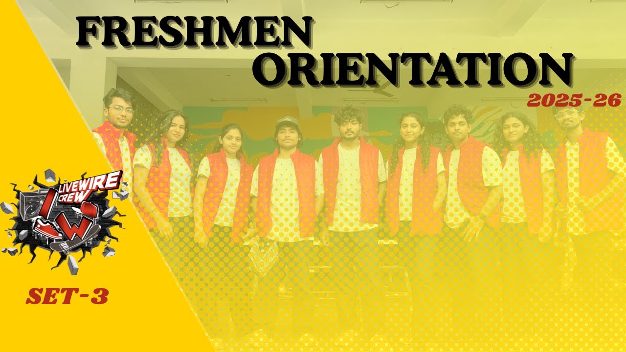 FRESHMEN ORIENTATION'26||SET-3|| Livewire Choreography || VNR VJIET